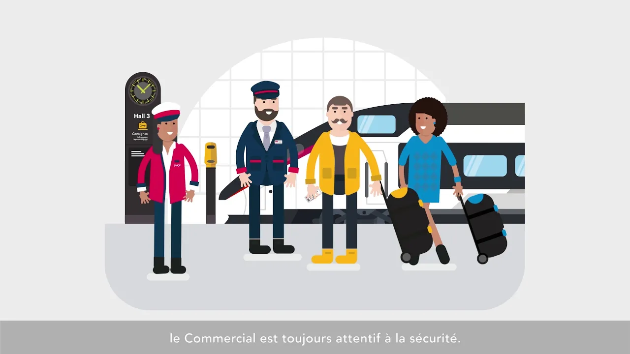 Aperçu de la video "Métier SNCF : Commercial·e en gare"